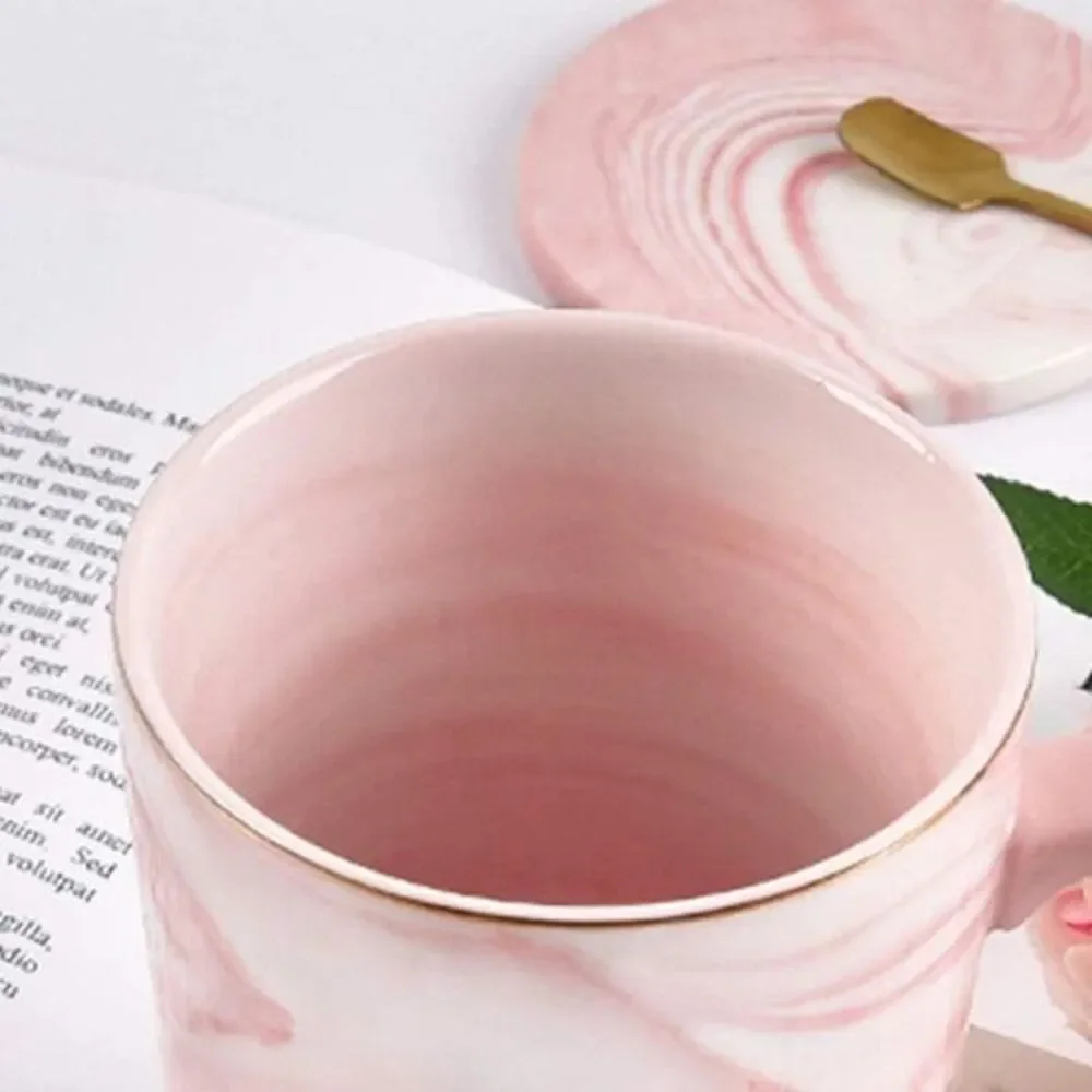 Best Mom Ever Birthday Mothers Day Gifts Coffee Mug Cup Present‎ Pink With Spoon